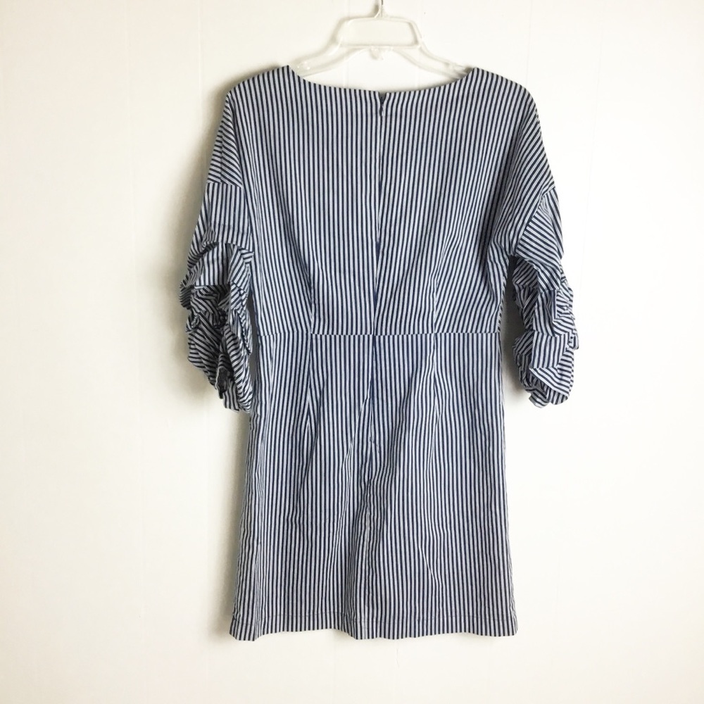 JOA Just One Answer Striped Dress Size M Blue - Picture 5 of 5